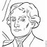 Image result for Thomas Jefferson Drawing Outline