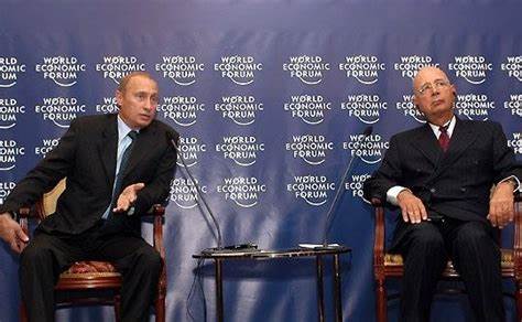 President Vladimir Putin attended a meeting of the World Economic Forum ...