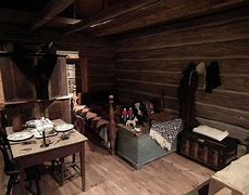 Image result for Trapper Cabin Interior One Rooms