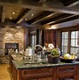 Image result for Kitchen Island with Fireplace