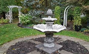 Image result for Concrete Garden Fountains