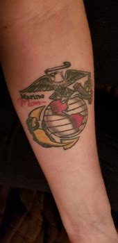 Image result for Female Marine Tattoos