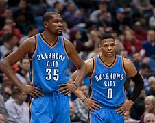Image result for Kevin Durant Russell Westbrook Sonic's