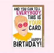 Image result for Funny Birthday Clip Art Elton John