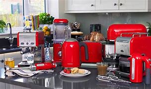 Image result for Outdoor Kitchen Red Appliances