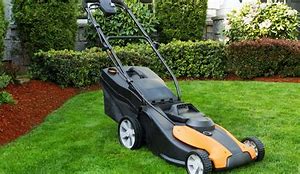 Image result for Battery Operated Cordless Lawn Mowers