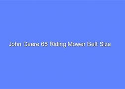 Image result for John Deere Mower Belt