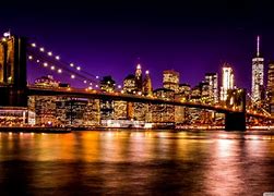 Image result for Brooklyn Bridge Night Time