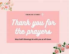 Image result for Thank You for Thoughts and Prayers
