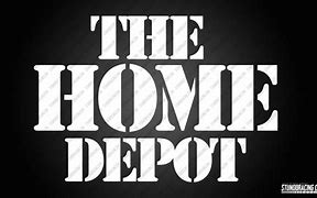 Image result for Home Depot Black Logo and White Sticker