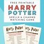 Image result for Harry Potter Spell List Printable