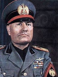 Image result for Benito Mussolini Color