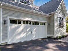 Image result for Carriage Garage Doors with Windows