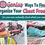 Image result for Organize Chest Freezer with Grocery Bags