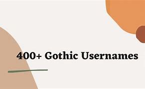 Image result for Gothic Usernames Roblox