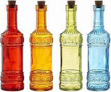 Image result for Color Glass Bottles