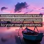 Image result for Quotes About Responsibility for Your Actions