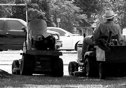 Image result for Woman Riding Lawn Mower