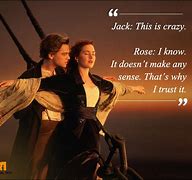 Image result for Titanic Romantic Quotes