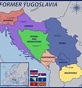 Image result for Show Me a Map of the Former Yugoslavia