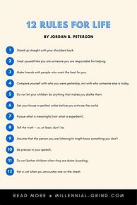 Image result for 12 Rules for Life List
