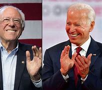 Image result for Picture of Biden and Sanders