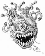 Image result for Beholder Monster Drawing