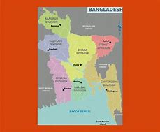 Image result for Physical Map of Bangladesh