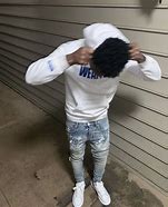 Image result for Black Boys with Drippy Clothes Hoddie Down