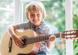 Image result for Small Kids Playing Guitar