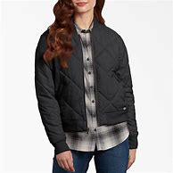 Image result for Women's Black Quilted Jacket