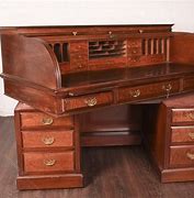 Image result for Mahogany Roll Top Desk