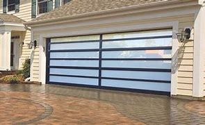 Image result for Aluminum and Glass Garage Doors