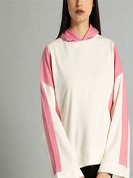 Image result for Women's White Hooded Sweatshirt