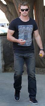 Image result for Slim Fit Chris Hemsworth Jeans