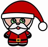Image result for Cute Cartoon Santa