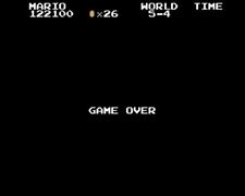 Image result for Super Mario Bros SNES Game Over Screen