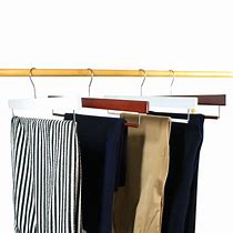 Image result for Men's Wooden Pants Hangers