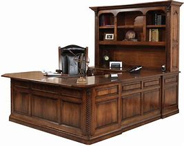 Image result for 5 Star U-shaped Desk with Hutch