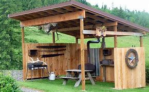 Image result for BBQ Shelter with Pallets