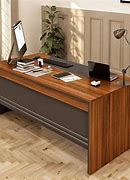 Image result for Modern Wood Executive Desk