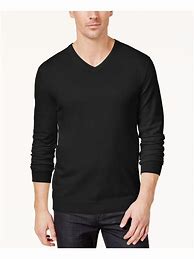 Image result for Black V-Neck Sweater Men