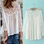 Image result for plus size white blouses