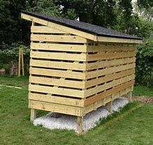 Image result for Wood Storage Shed with Loft