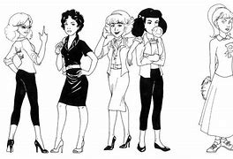 Image result for Grease Characters Pink Ladies