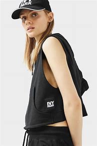 Image result for Sleeveless Cropped Hoodies Women