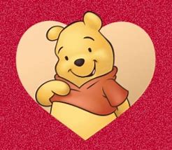 Image result for Heart Pooh Bear