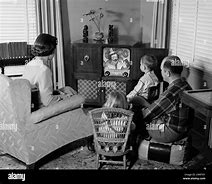 Image result for 1950s Family Watching TV
