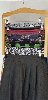 Image result for Adjustable Skirt Hangers