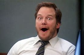 Image result for Chris Pratt Reaction Face